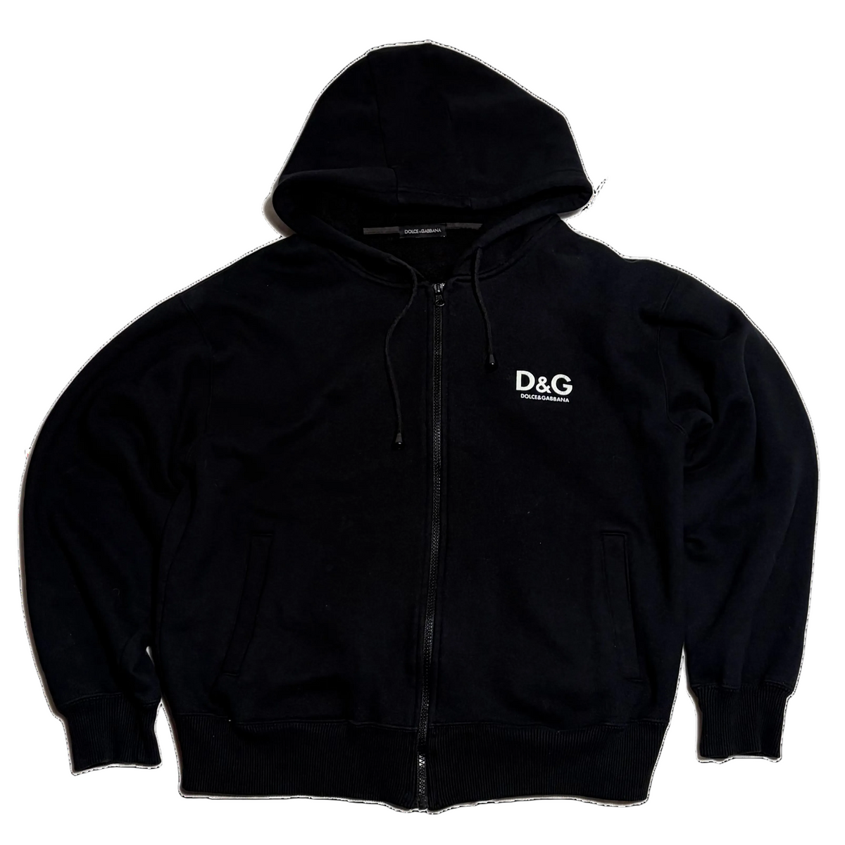 D&G (Dolce & Gabbana) Black Zip Hoodie
