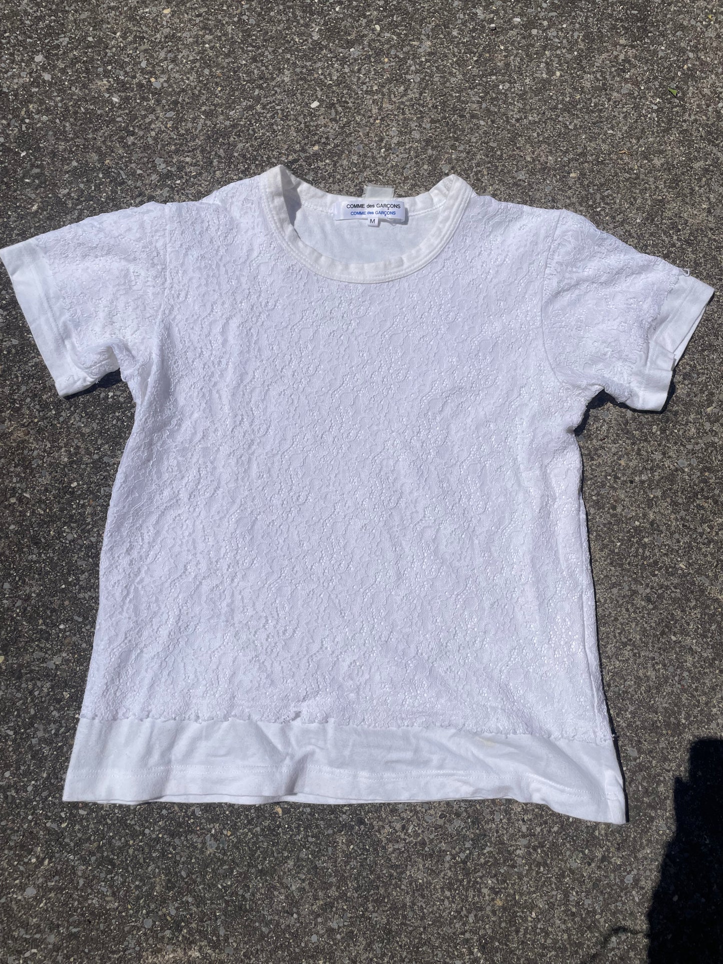 COMME des GARCONS Lace T-Shirt Short Sleeve