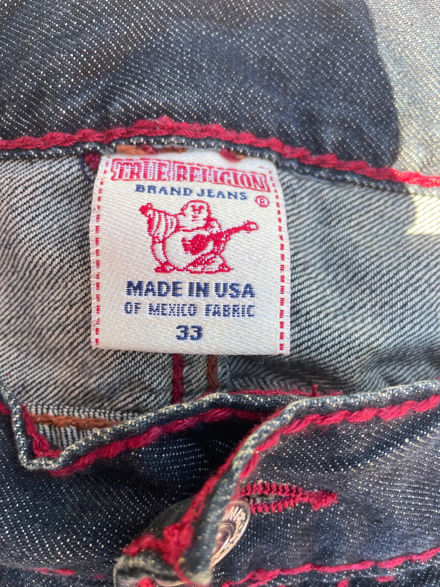 True religion jeans 33