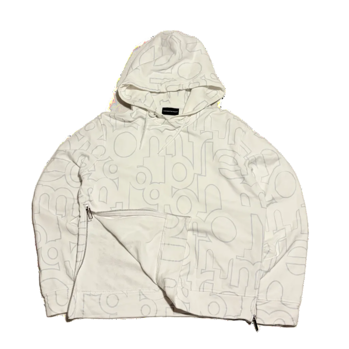 Emporio Armani side Zip Hoodie
