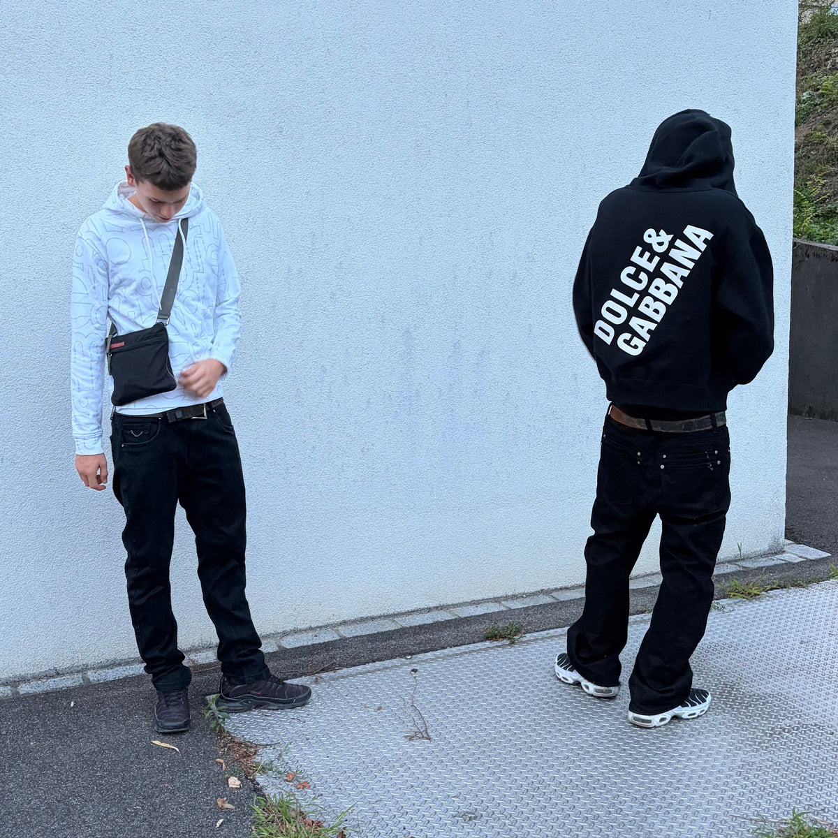 D&G (Dolce & Gabbana) Black Zip Hoodie
