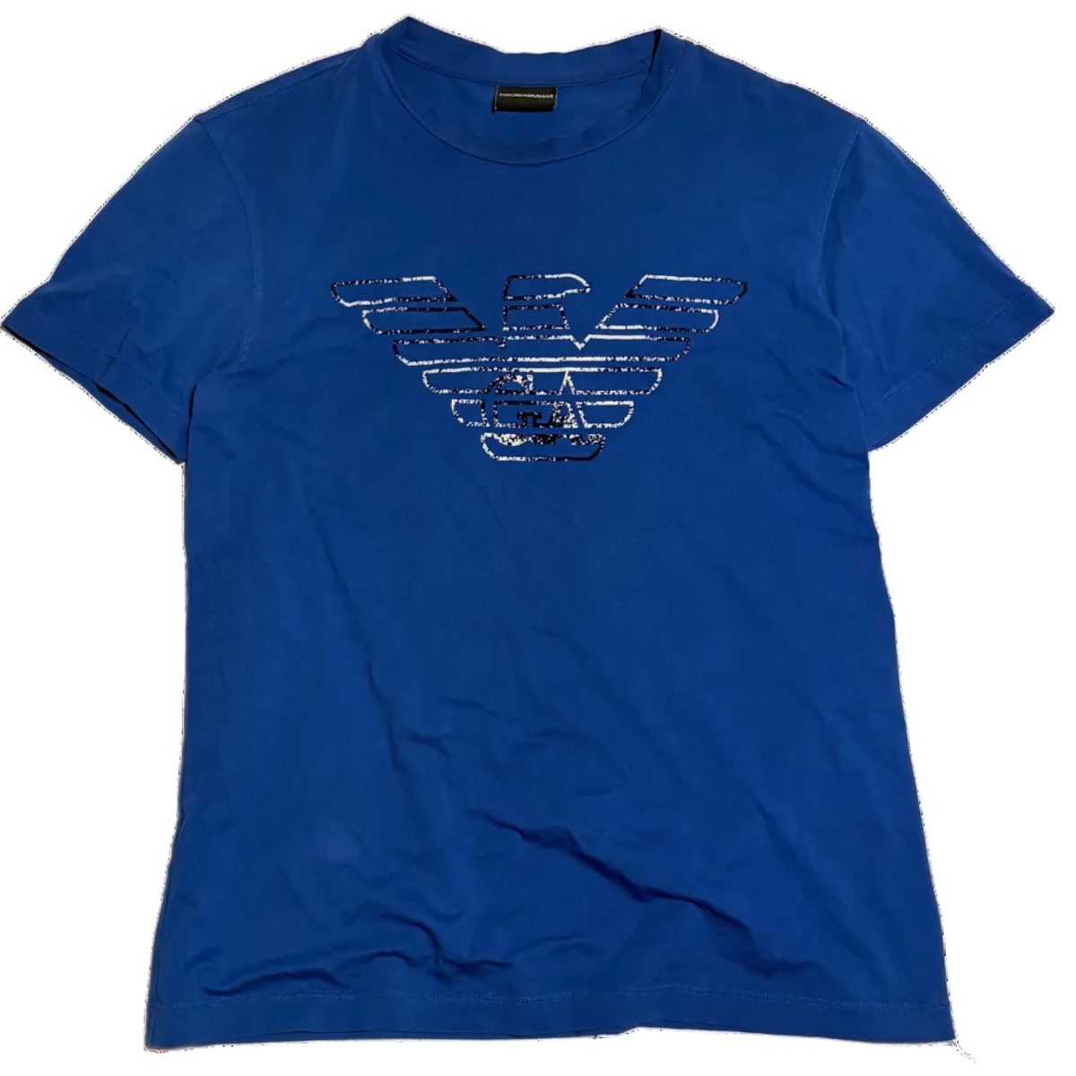 Emporio Armani Blue Eagle Logo T-Shirt