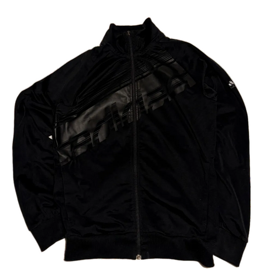 Adidas Black Tonal Logo Track Jacket
