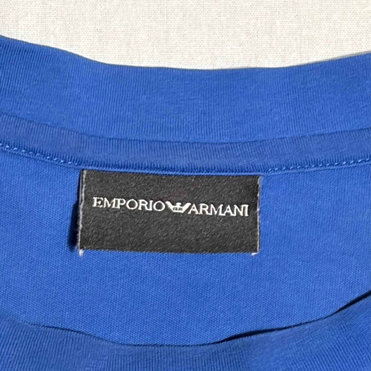 Emporio Armani Blue Eagle Logo T-Shirt