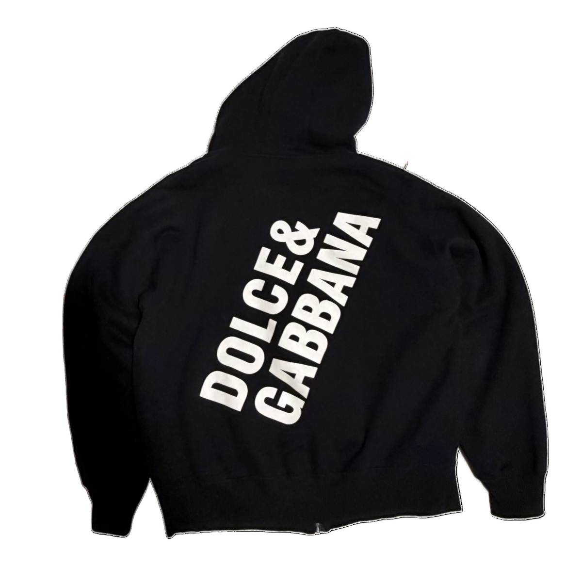D&G (Dolce & Gabbana) Black Zip Hoodie