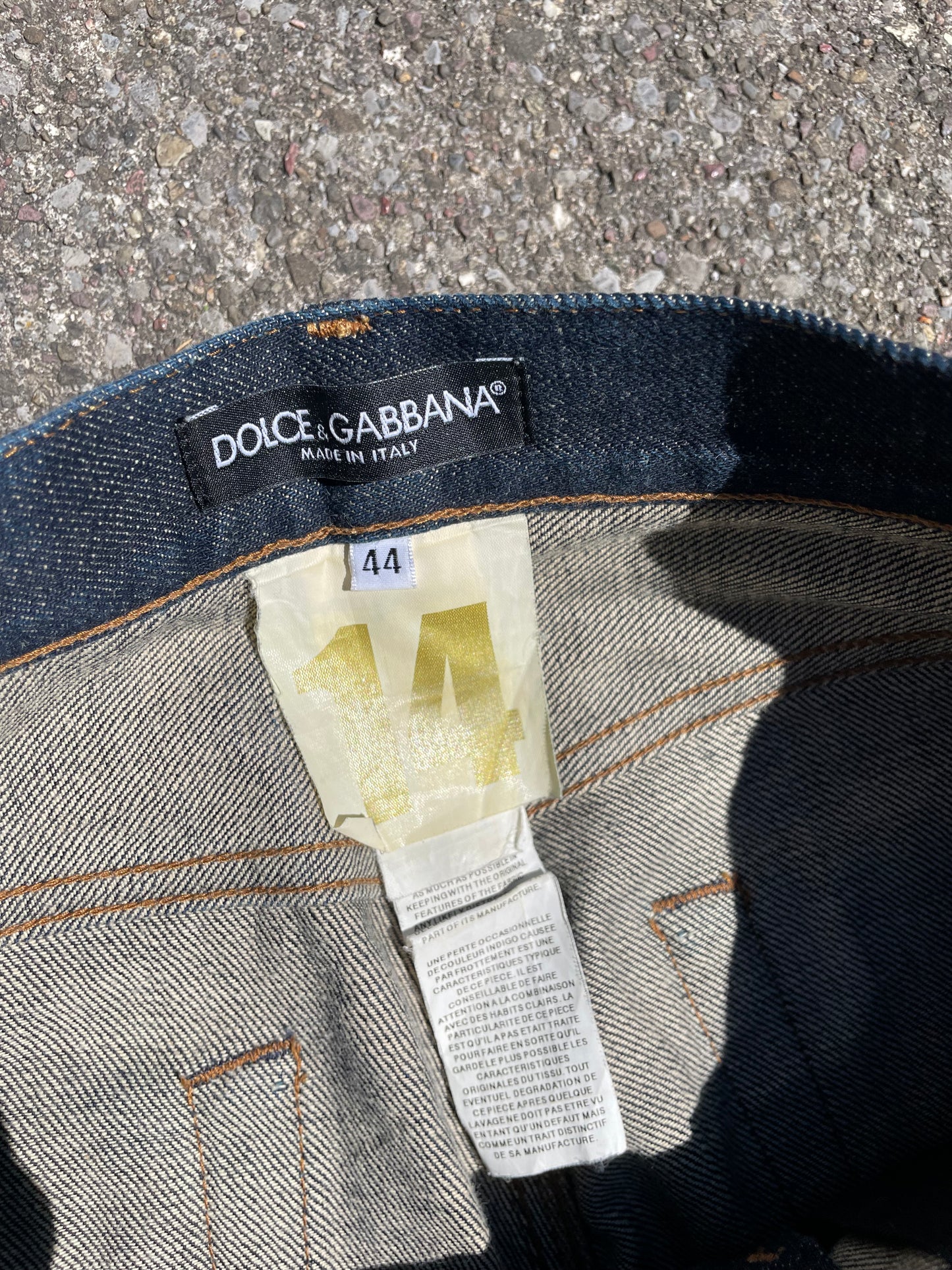 Dolce and Gabbana straight leg jeans