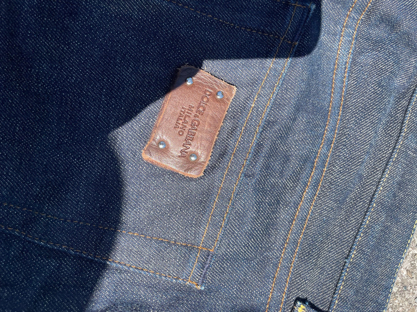 Dolce and Gabbana straight leg jeans